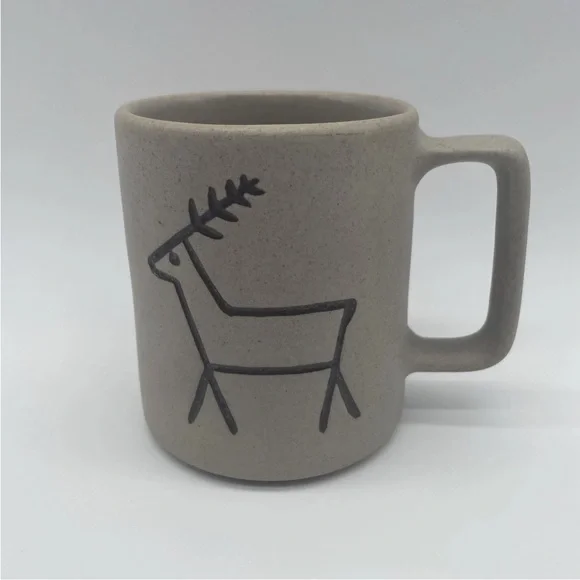 VINTAGE Pigeon Forge Pottery Tennessee Etched Deer Buck Art Coffee Cup Mug - Picture 9 of 9